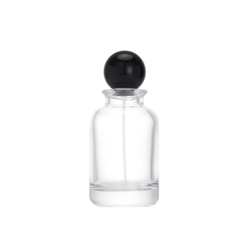 Wholesale 100ml Frosted Round Glass Perfume Bottle